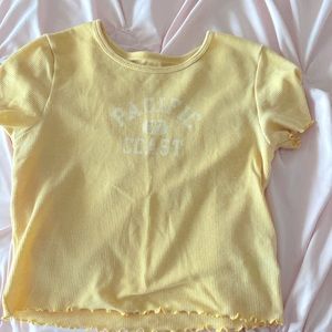 American Eagle ribbed T-shirt